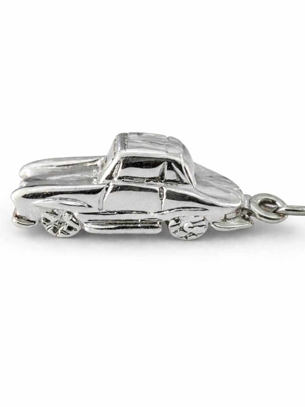 925 Sterling Silver Vintage Car Charm Pendant Retro Automobile Jewelry NEW